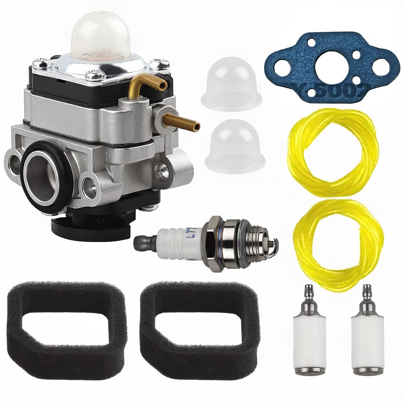 Ferilter 753-06258A Carburetor for Ryobi Full Crank 2 Cycle Weed Eater RY252CS RY253SS RY251PH RY254BC 25cc Trimmer Wacker Parts RY 25 PHEMC RY25 CSEMC VNM 307160001 307160011 307160009 Carburetor - Image 1
